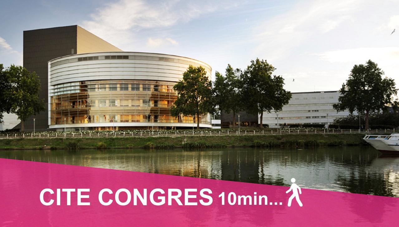 F2 Golden Lounge, Hyper Centre, Parking Lejlighed Nantes Eksteriør billede